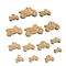 Dirt Bike Off-road Motorcycle Vehicle Mini Wood Shape Charms Jewelry DIY Craft